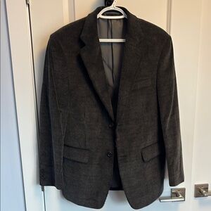 Men's Grey Cordouroy Blazer
